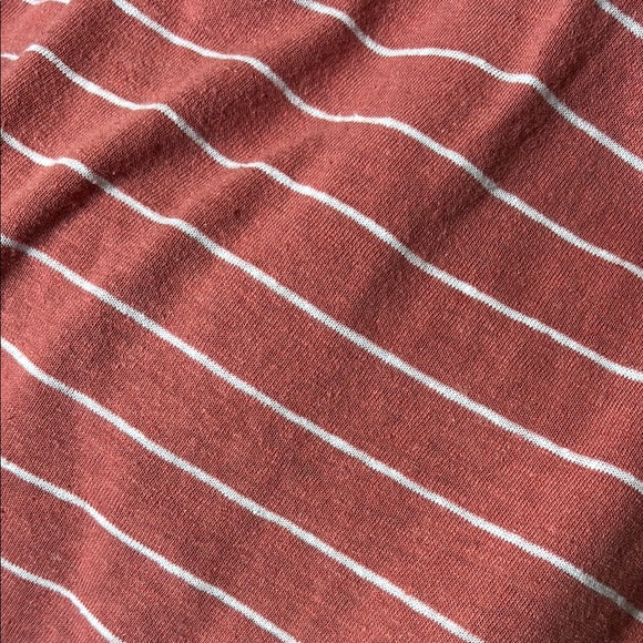 Coral Ribbed Short Sleeve Tee - Picture 7 of 7